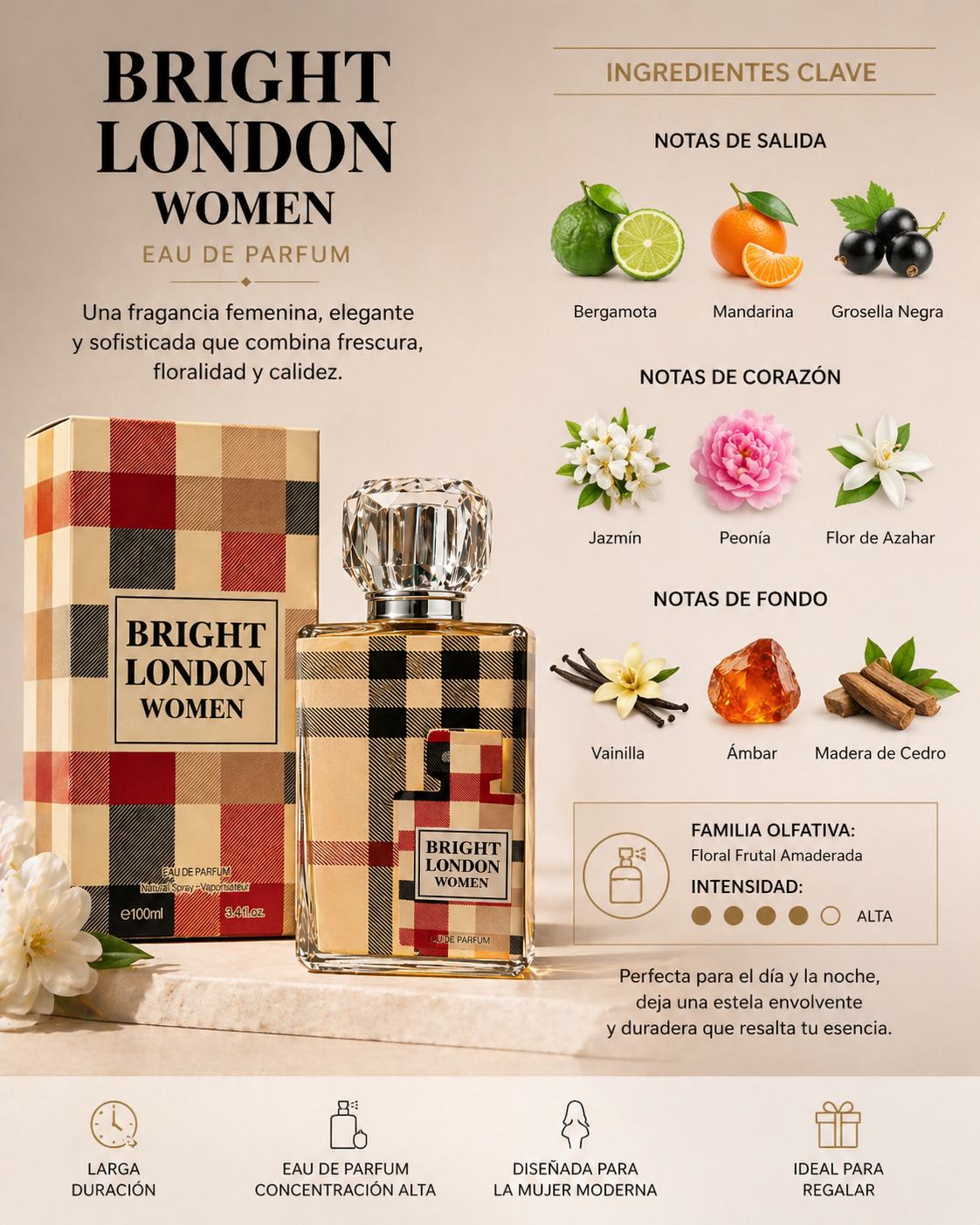 Vestido elegante Bright London para mujer de RJ-Solutions, con diseño moderno y detalles sofisticados para ocasiones especiales