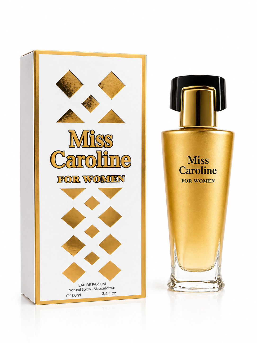 Vestido de lujo Miss Caroline de RJ-Solutions, elegante y sofisticado, con detalles brillantes y diseño moderno.